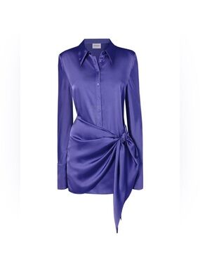 Rat & Boa Alanis Vibrant Blue Shirt Dress